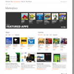 Une version en ligne du MarketPlace pour Windows Phone 7 Mango
